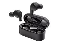 Philips TAT5505BK - ægte trådløse øretelefoner med mik. - ørespids / in-ear - Bluetooth - aktiv støjreduktion - Sort