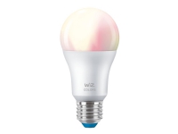 WiZ - LED-lyspære - form: A60 - E27 - 8 W (tilsvarende 60 W) - klasse F - 16 millioner farver - 2200-6500 K