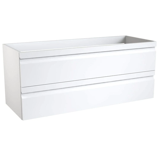 Korsbakken Merkur Kommode 2 Skuffer Hvit Høyglans / 120cm