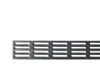 Unidrain rist i 3 mm massiv AISI 304 rustfri stål til ClassicLine ramme - model Stripe i længde 300 mm