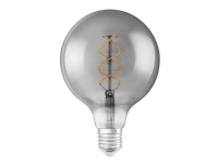 OSRAM Vintage 1906 - LED-filament-lyspære - form: G125 - klar finish - E27 - 4 W (tilsvarende 16 W) - klasse G - varm komfort-lys - 1800 K - røgfarvet