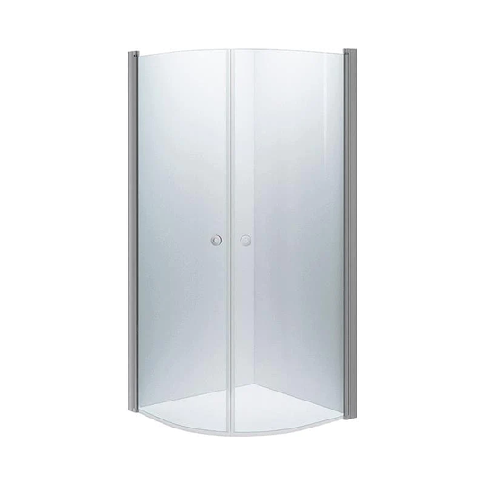 INR Iconic Nordic Rooms Dusjhjørne Linc Niagara Original, Klart Glass, Timeless Glass Matt Aluminium / 70x90cm