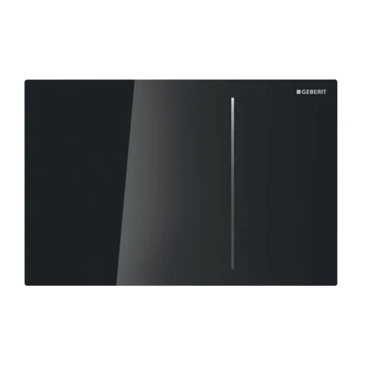 Geberit Sigma 70 Betjeningsplate, Sort Glass