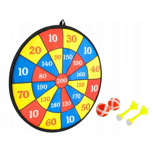 Dartskive i velcro