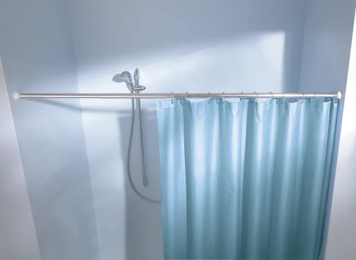 Kleine Wolke stang til dusjforheng 125-220 cm, sølv