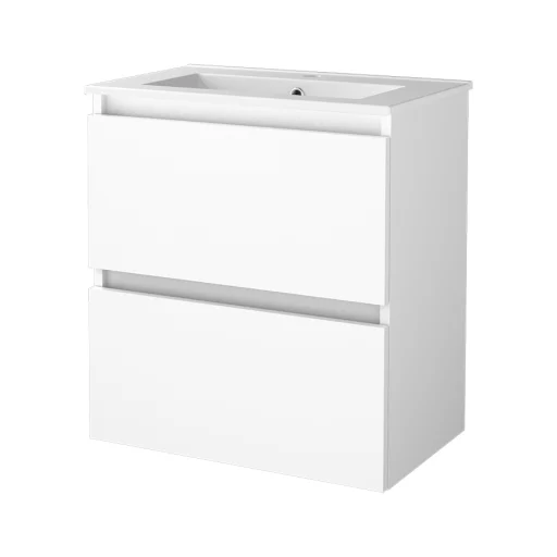 Sanibell Basicline møbelpakke 60x39 cm, hvit høyglans