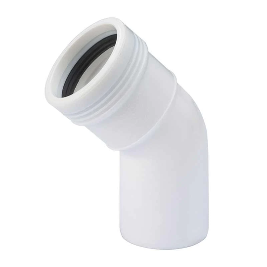 Wavin Wafix Bend PP 15-88,5° - Ø32-110mm 40mm / 45°