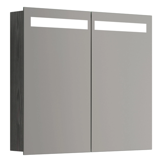 Dansani Mido+ Global Speilskap LED B50-120xh70cm Pine Grey / 80cm