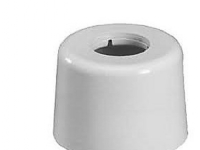 Primeo roset hvid 40mm - Plast t.afløbsrør