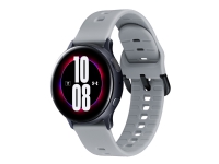 Samsung Galaxy Watch Active 2 - Under Armour Edition - 40 mm - aqua-sort aluminium - smart ur med bånd - fluoroelastomer - grå - display 1.2 - 4 GB - Wi-Fi, NFC, Bluetooth - 26 g