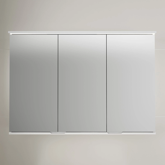 Linn Bad Hilde Speilskap med Overlys og Stikk Hvit Matt / 120cm