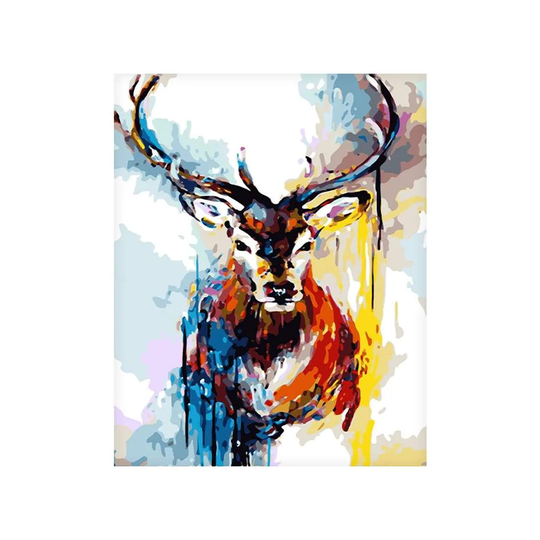 Lærredsplakat, Hjort - 60 x 75 cm