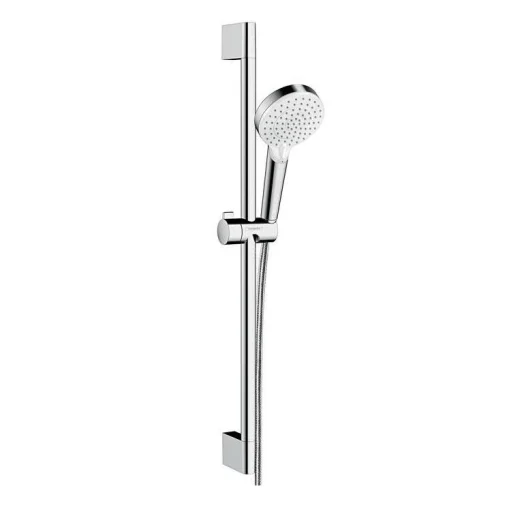 Hansgrohe Crometta Vario Dusjsett 65 cm m/EcoSmart, Krom/Hvit