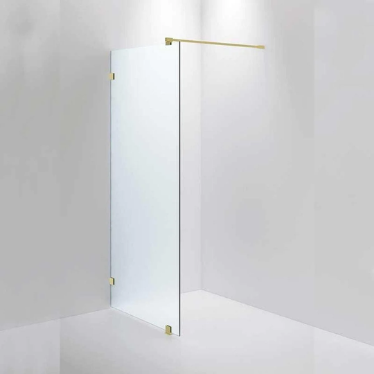 INR Iconic Nordic Rooms Dusjvegg ARC 20 Måltilpasset Messing / Frostet Glass