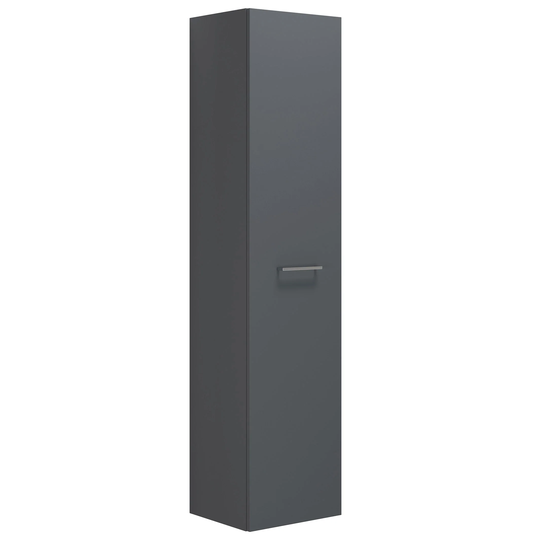 Dansani Mido+ Høyskap 1 dør B30-40xd35xh172,8cm Grå Matt / 40cm Høyre