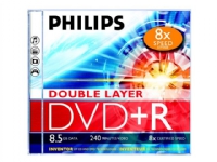 Philips DR8S8J05C - 5 x DVD+R DL - 8,5 GB (240 min.) 8x - cd-box
