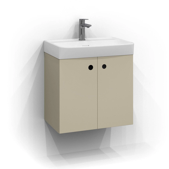 Svedbergs Intro Servantskap 2 Dører 55cm / Sand
