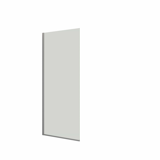 Dansani Match D Fastvegg B70-140xh197,5cm Sateng / 100cm Klart Glass
