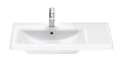 Duravit D-Neo servant, venstrevendt, 800x480 mm, hvit høyglans