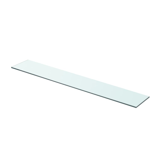 vidaXL hylde glaspanel klar 80x12 cm