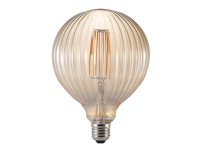 Nordlux Avra Stripes - LED-filament-lyspære - E27 - 2 W - klasse G - 2200 K - ravgul