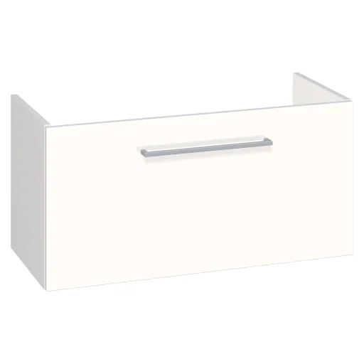 Dansani Mido+ servantskap med 1 skuff, bredde: 80 cm, blank hvit