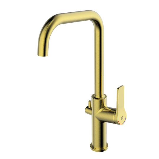 Gustavsberg Epic Kjøkkenarmatur H420mm Børstet Messing / Ja