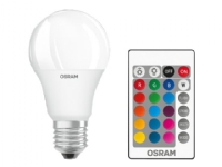 OSRAM STAR+ CLASSIC A - LED-lyspære - form: A60 - matteret finish - E27 - 9 W - klasse G - RGB/varmt hvidt lys - 2700 K