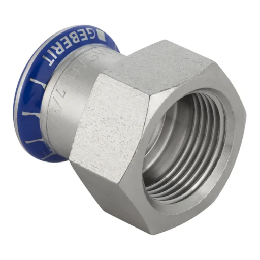 54 mm x 1,1 / 2 "Transition RF-hylse / -hylse Mapress