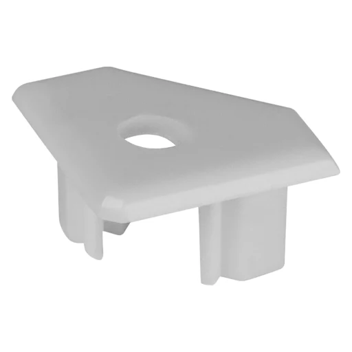 Endestykke for spesialprofil 2, med hull (2 stk.)