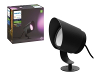 Philips Hue White and Color Ambiance Lily XL - Spotlys - LED - 15 W (tilsvarende 80 W) - 16 millioner farver - 2000-6500 K - sort