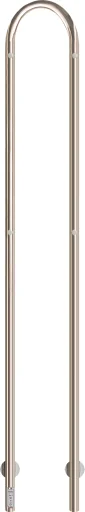 Kriss Duo Plus håndkletørker 1480x190 mm, polert rustfri stål
