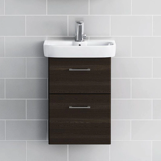 Porsgrund Glow Skuffer Møbelpakke 2-i-1 Mørk Brun / 50cm