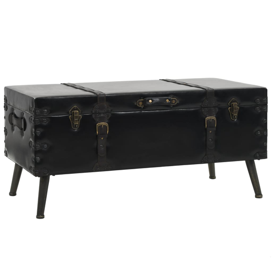 vidaXL sofabord MDF og stål 102 x 51 x 48 cm