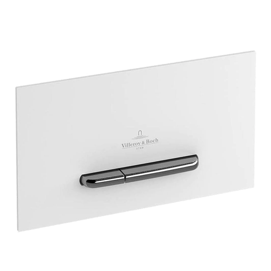 Villeroy&Boch Viconnect E300 Trykkplate Hvit / Krom