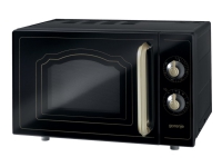 Gorenje Classico MO4250CLB - Mikrobølgeovn med grill - 20 liter - 700 W - sort
