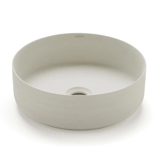 Bathco Carnac Cru BolleservantØ35,5cm - Porselen Hvit