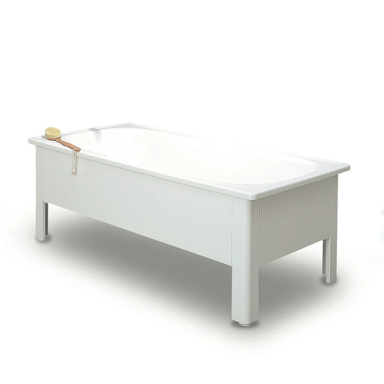 Svedbergs Badekar Emaljert med Halvfront 130-170 150cm / Hvit