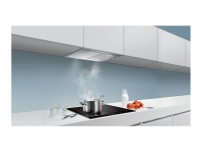 Siemens iQ300 LB55565 - Hætte - tag - Niche - bredde: 50 cm - dybde: 35 cm - udtrækning og recirkulation (-) - med intern motor - metalsølv
