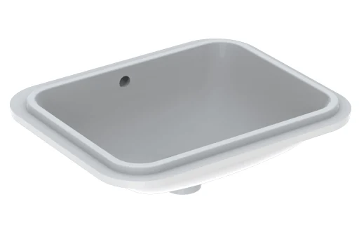 Geberit VariForm servant m/overløp, underlimning, rektangulær, 53x44 cm