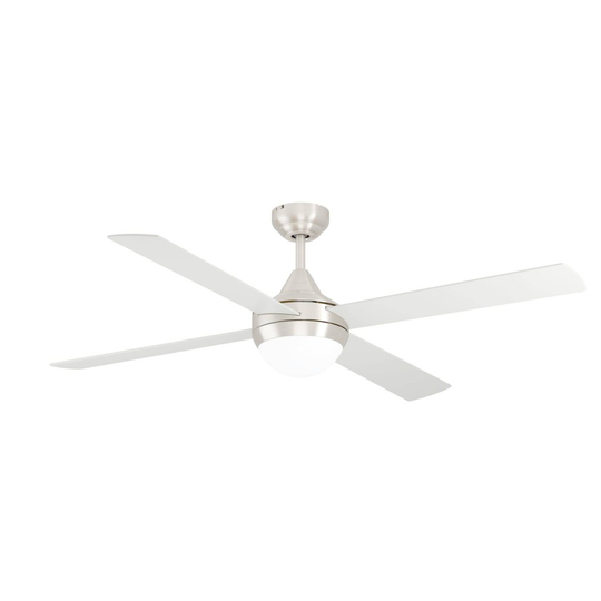 Varadero ceiling fan (Nikkel)