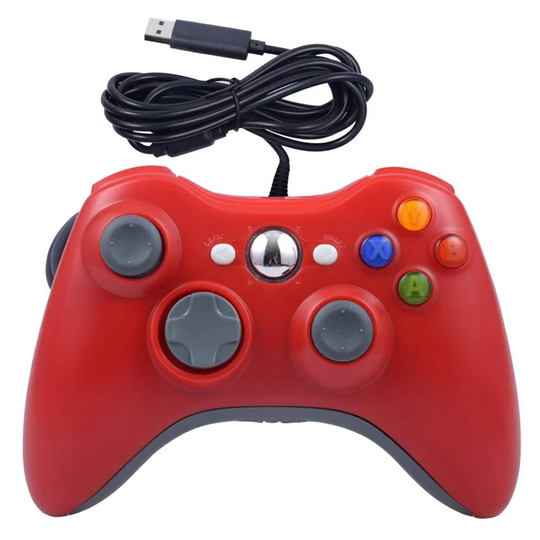 Controller til XBOX 360 og PC - Rød