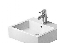 Duravit Vero hv. 500x470mm ti - l væg med Wondergliss og hanehul