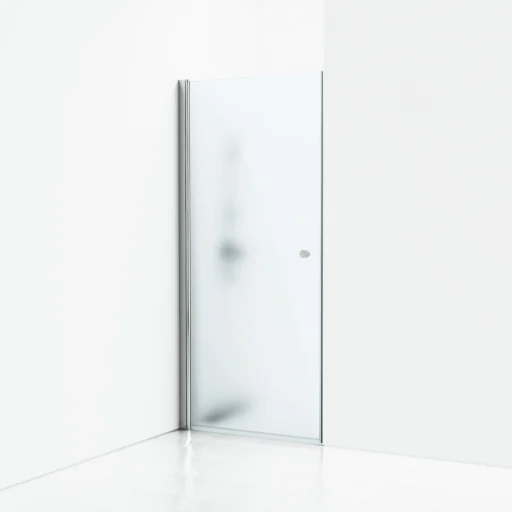 Svedbergs Skoga svingdør 90 cm, frostet glass/matt alu