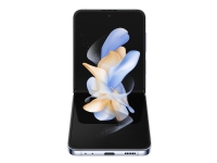 Samsung Galaxy Z Flip4 - 5G smartphone - dual-SIM - RAM 8 GB / Intern hukommelse 128 GB - OLED-skærm - 6.7 - 6.7 - 2640 x 1080 pixels 2640 x 1080 pixels (120 Hz) - 2x bagkameraer 12 MP, 12 MP - front camera 10 MP - blå