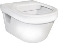 Gustavsberg Hygienic Flush vægskål uden skyllerand - boltafstand 180 mm