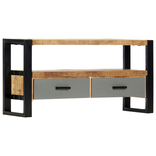 vidaXL tv-skab i massivt mangotræ 100 x 30 x 50 cm