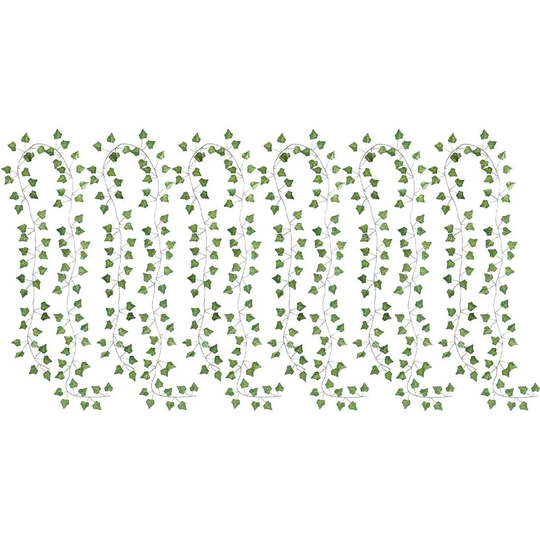 6x Kunstige plantegrene - Efeu