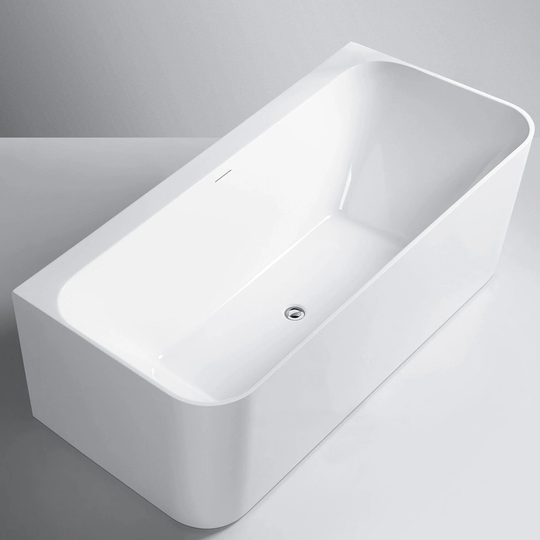 Sanipro Badekar Sense Back-to-wall 170 Hvit / 170cm