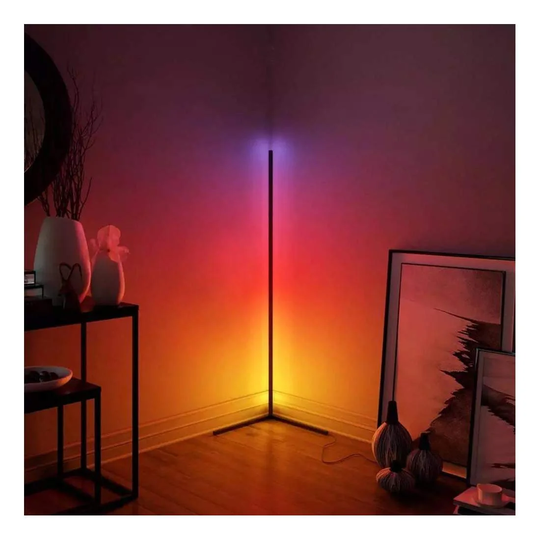 LED Gulvlampe RGB med Fjernbetjening
